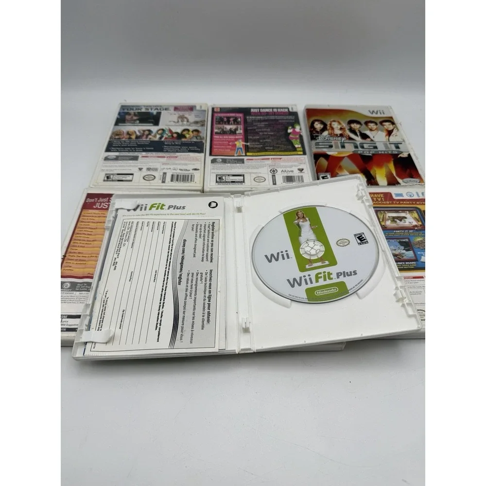 Nintendo Wii Game Lot of 7 Just Dance Wii Fit Plus Sing It Untested AS IS